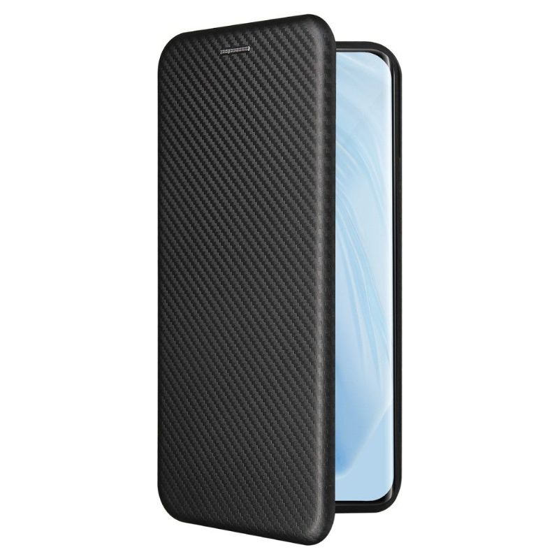 Housse Xiaomi Mi 11 Simili Cuir Style Fibre de Carbone
