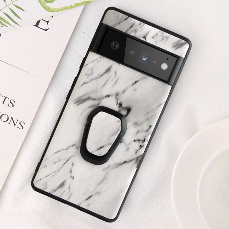 Coque Google Pixel 6 marbre fonction support