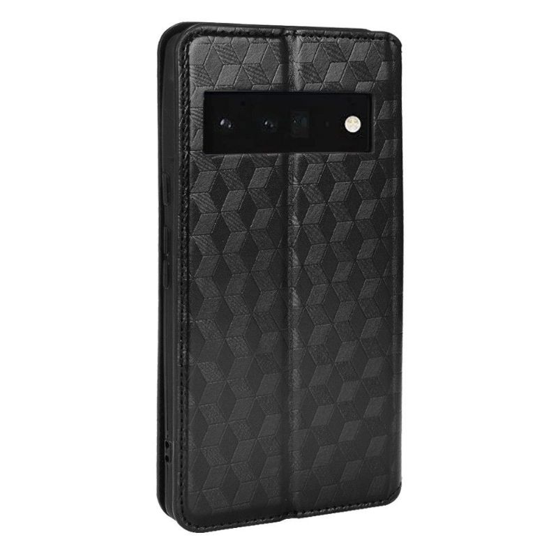 Housse Google Pixel 6 flip cover design géométrie