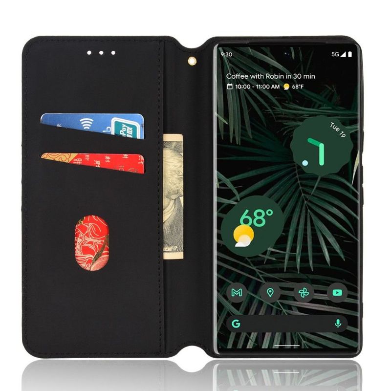 Housse Google Pixel 6 flip cover design géométrie