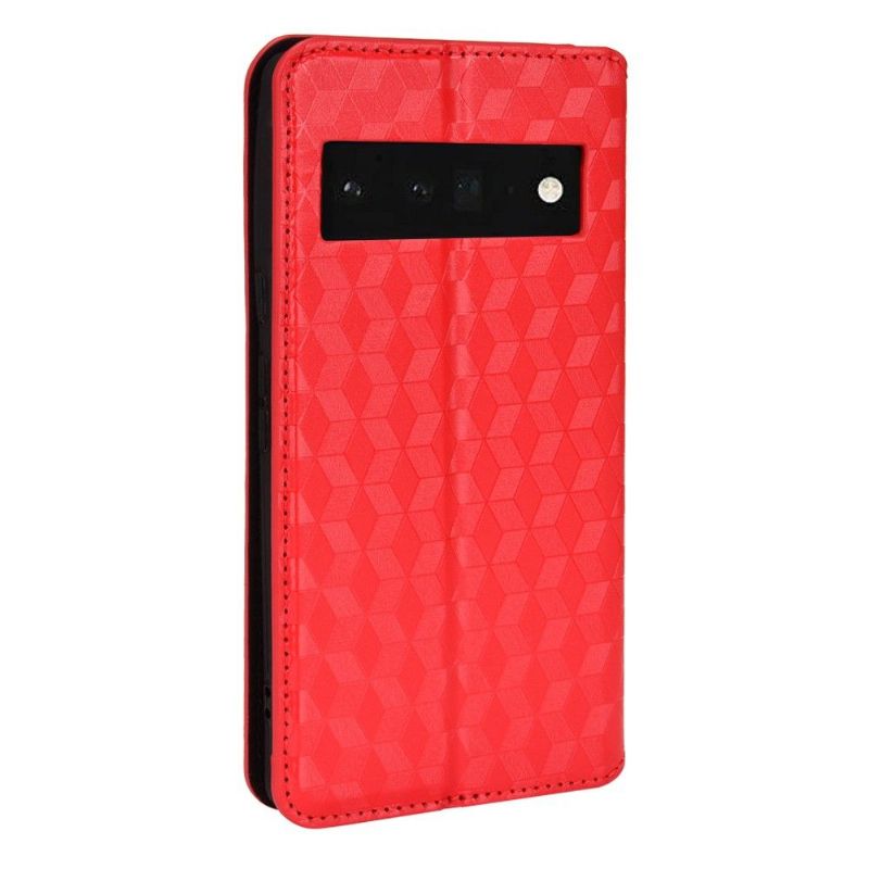 Housse Google Pixel 6 flip cover design géométrie