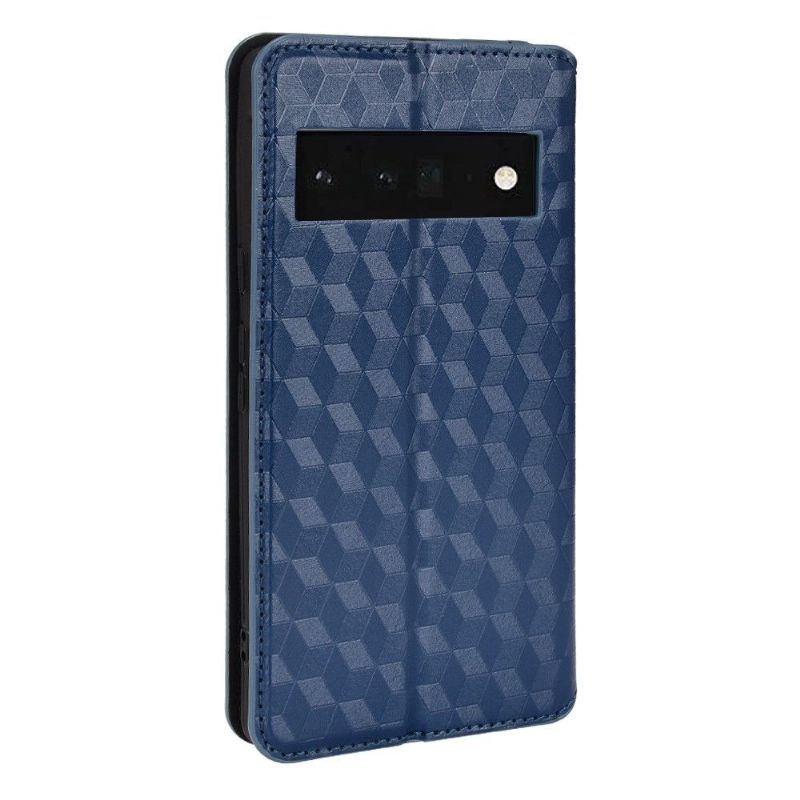 Housse Google Pixel 6 flip cover design géométrie