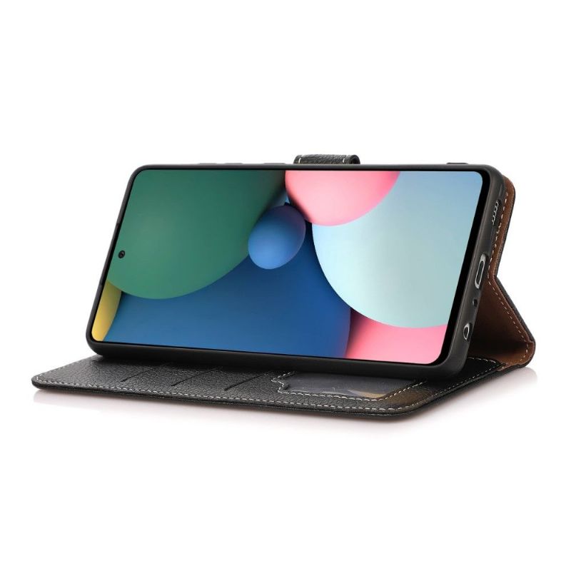Housse Google Pixel 6 simili cuir grainé