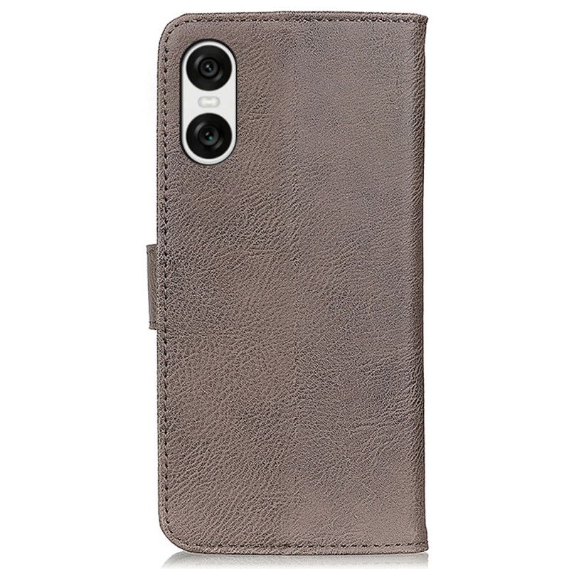 Housse Sony Xperia 10 VI Simili Cuir Rétro KHAZNEH