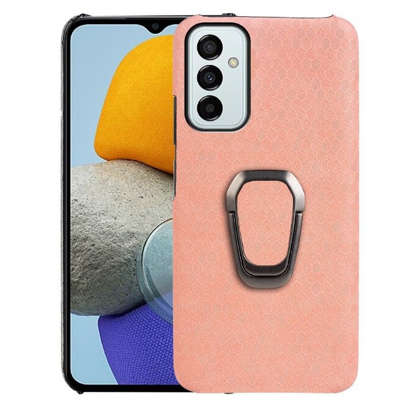 Coque Samsung Galaxy M23 5G design nid d'abeille fonction support