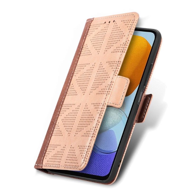 Housse Samsung Galaxy M23 5G simili cuir avec trous