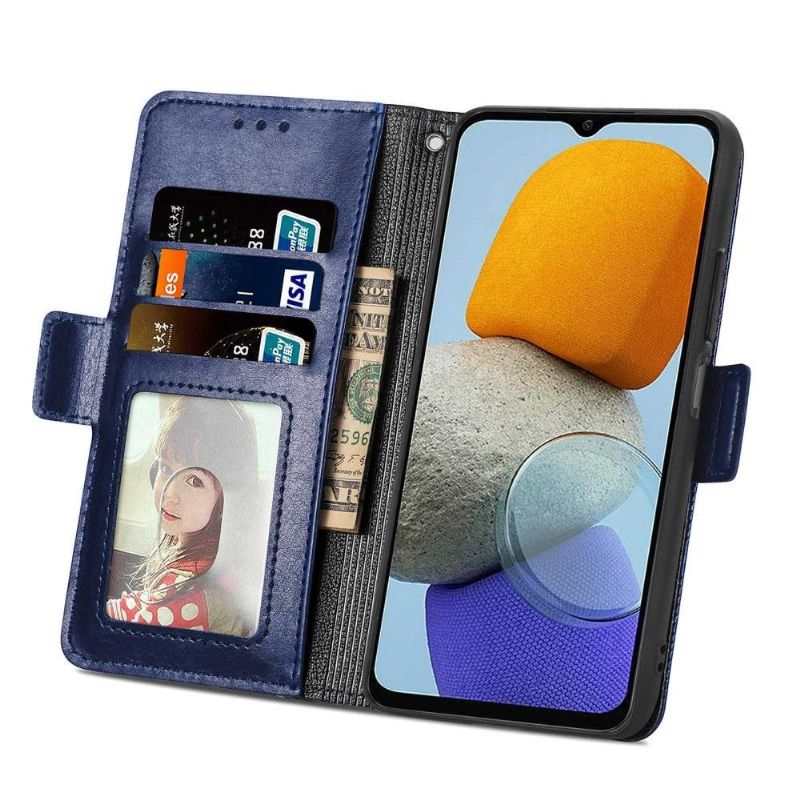 Housse Samsung Galaxy M23 5G simili cuir avec trous
