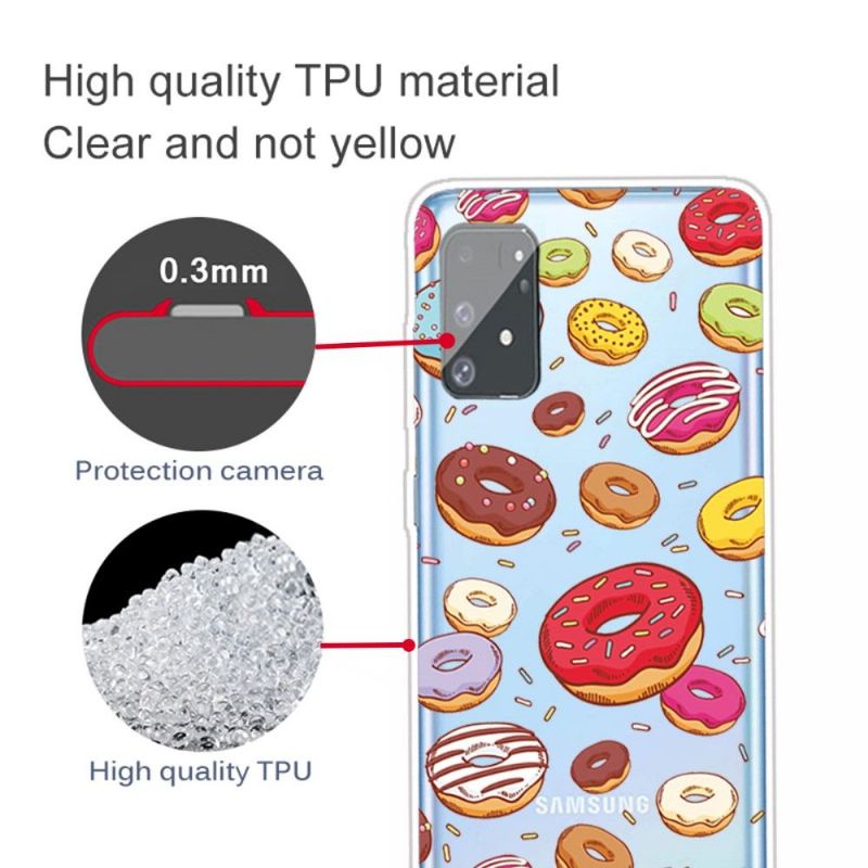 Coque Samsung Galaxy S10 Lite Transparente Donuts