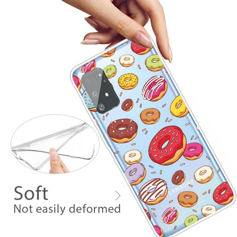 Coque Samsung Galaxy S10 Lite Transparente Donuts