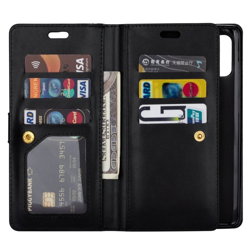 Housse Samsung Galaxy S10 Lite Portefeuille Simili Cuir À Lanière