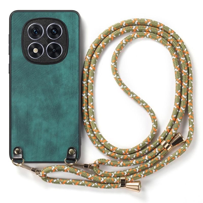 Coque à Cordon Xiaomi Redmi Note 14 ProPlus 5G Effet Cuir