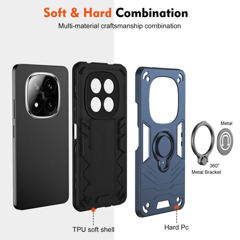 Coque Xiaomi Redmi Note 14 Pro Plus 5G Camshield Coulissant et Support
