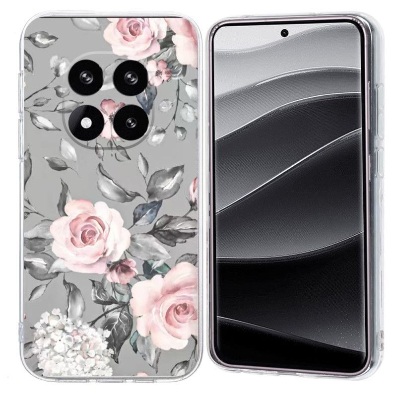 Coque pour Xiaomi Redmi Note 14 Pro Plus 5G Fleurs Roses
