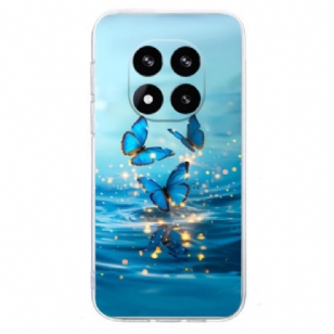 Coque Xiaomi Redmi Note 14 Pro Plus 5G Papillons Bleus