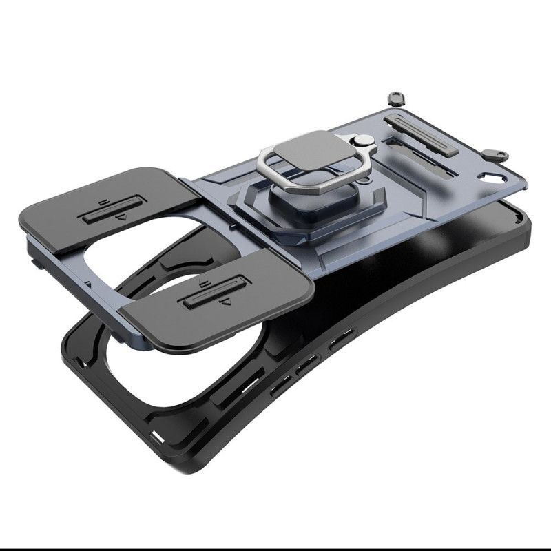Coque Xiaomi Redmi Note 14 Pro Plus 5G Ring Résistante avec Protection d'Objectif