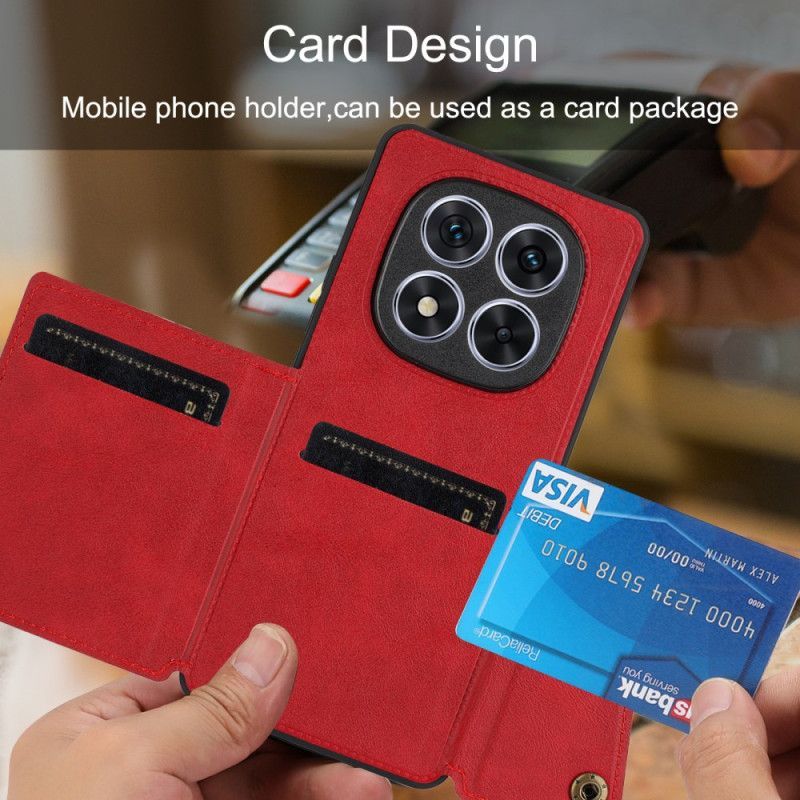 Coque Xiaomi Redmi Note 14 Pro Plus 5G Style Cuir Porte-cartes et Support