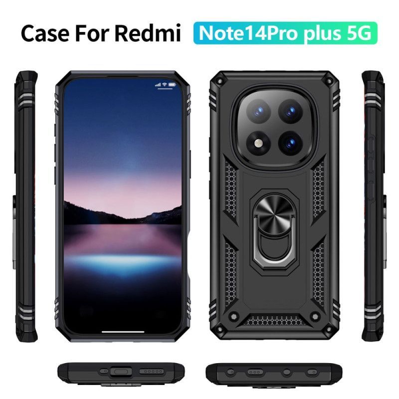 Coque Xiaomi Redmi Note 14 Pro Plus 5G Ultra Résistante Support Rotatif