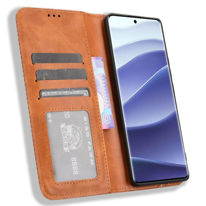 Flip Cover Xiaomi Redmi Note 14 Pro Plus 5G / 14 Pro 5G / Poco X7 Frise Vintage