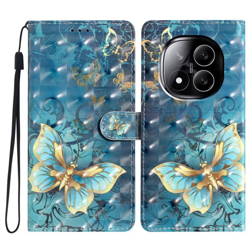 Housse Xiaomi Redmi Note 14 Pro Plus 5G Papillons 3D