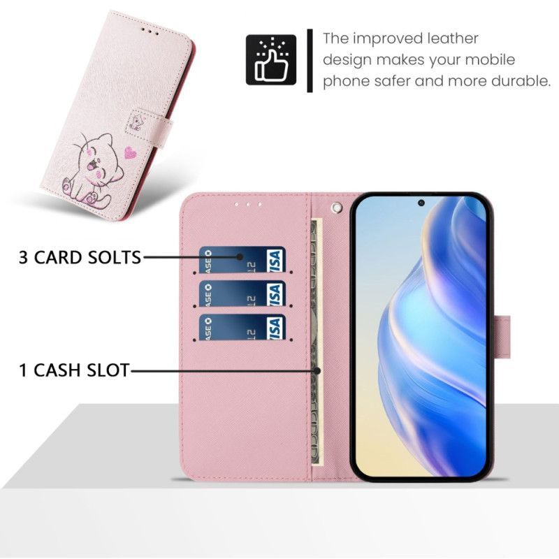 Housse Xiaomi Redmi Note 14 Pro Plus 5G / 14 Pro 5G / Poco X7 Motif Chat mignon
