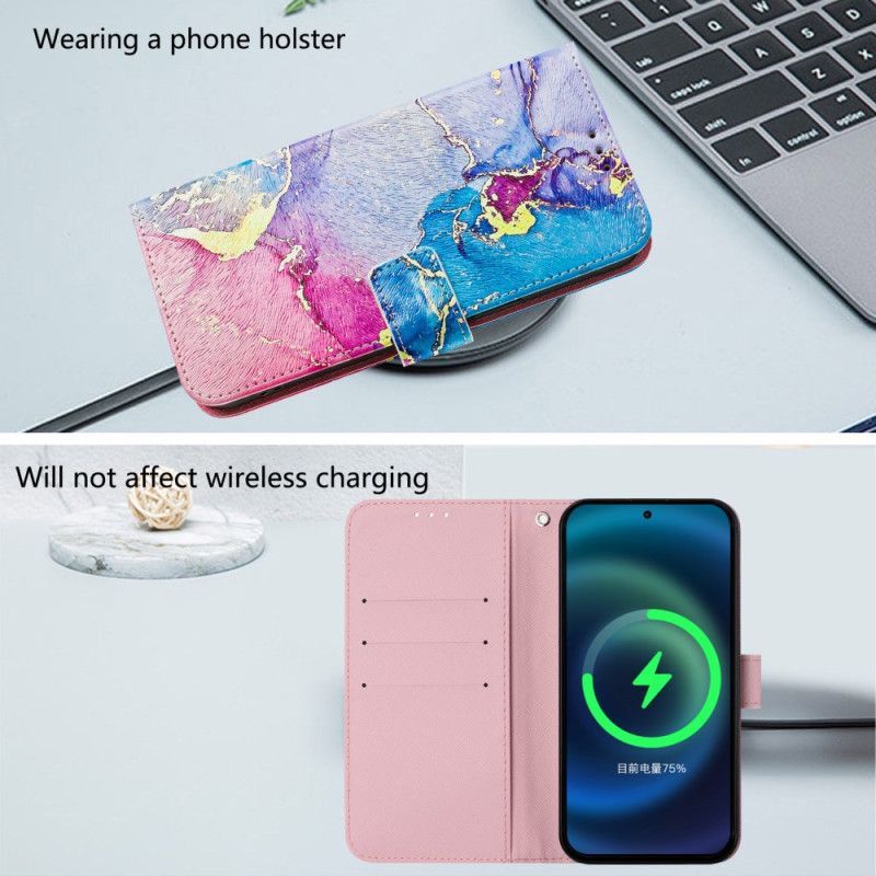 Housse Xiaomi Redmi Note 14 Pro Plus 5G / 14 Pro 5G / Poco X7 Motif Marbre Multicolore