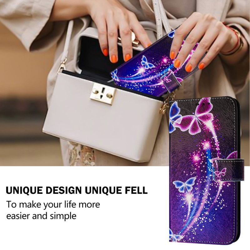 Housse Xiaomi Redmi Note 14 Pro Plus 5G / 14 Pro 5G / Poco X7 Motif Papillons Festifs