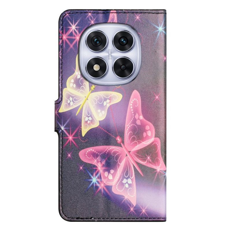 Housse Xiaomi Redmi Note 14 Pro Plus 5G / 14 Pro 5G / Poco X7 Papillons Scintillants