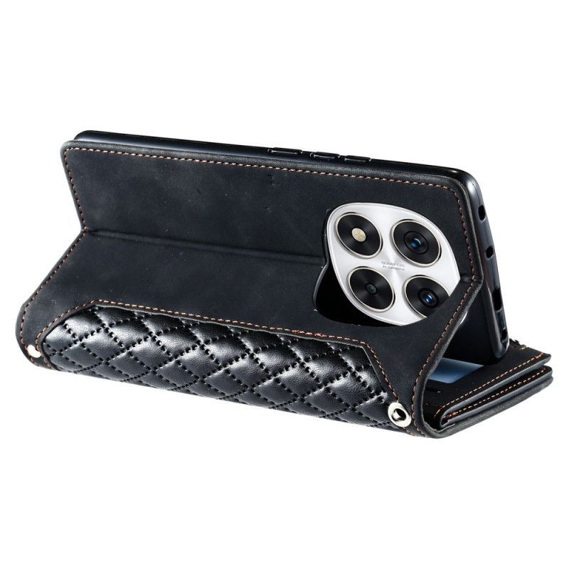 Housse Xiaomi Redmi Note 14 Pro Plus 5G / 14 Pro 5G / Poco X7 5G Portefeuille Matelassé