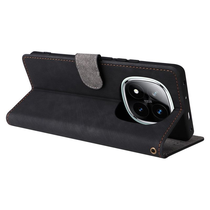 Housse Xiaomi Redmi Note 14 Pro Plus 5G / 14 Pro 5G / Poco X7 Variation Daim à Lanière