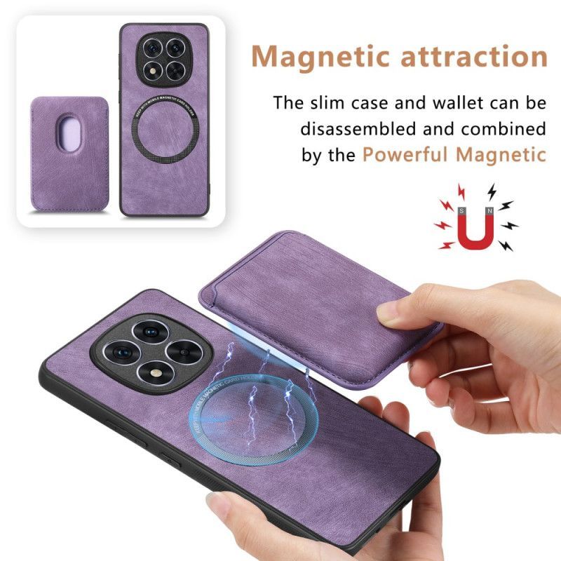 pour Xiaomi Redmi Note 14 ProPlus 5G Porte-Cartes Détachable