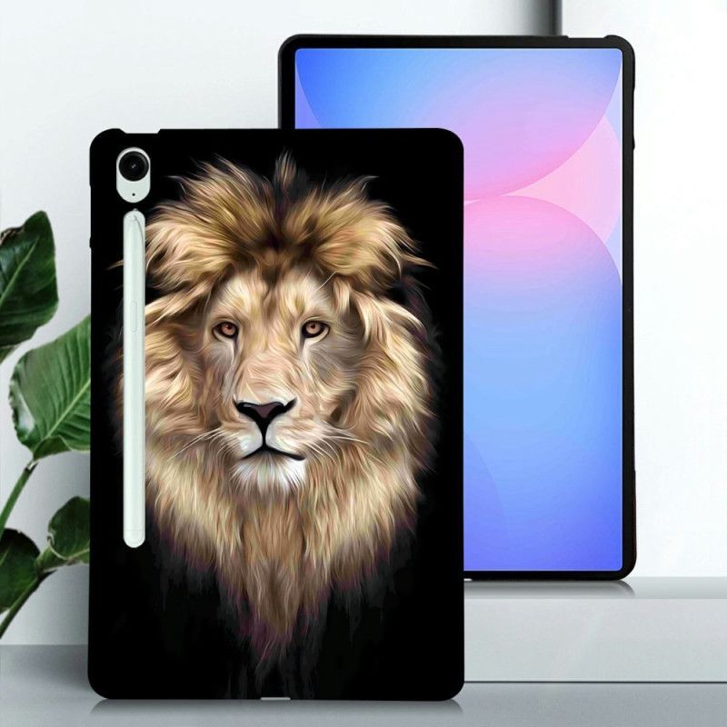 Coque Samsung Galaxy Tab S10 FE Plus Motif Lion