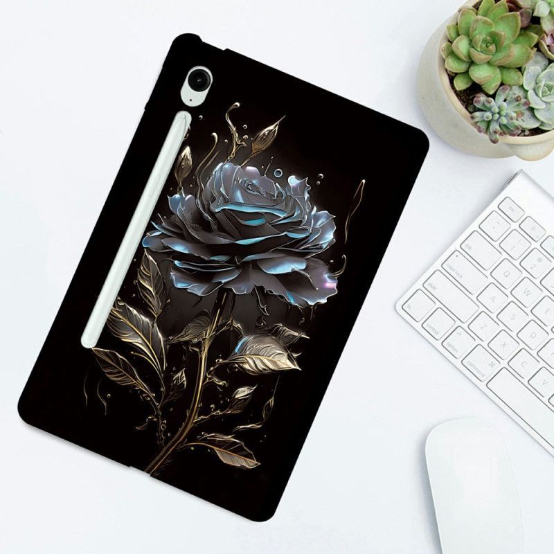 Coque Samsung Galaxy Tab S10 FE Plus Rose Noire