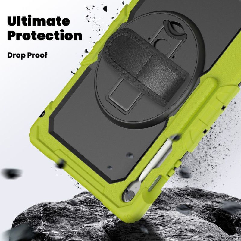 Coque Samsung Galaxy Tab S10 FE Plus Ultra Résistante avec Bandoulière