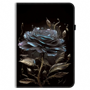 Étui de protection élégant pour Samsung Galaxy Tab S10 FE Plus Rose Noire