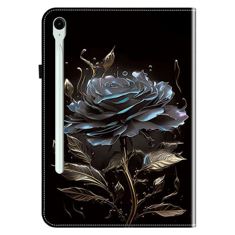 Étui de protection élégant pour Samsung Galaxy Tab S10 FE Plus Rose Noire