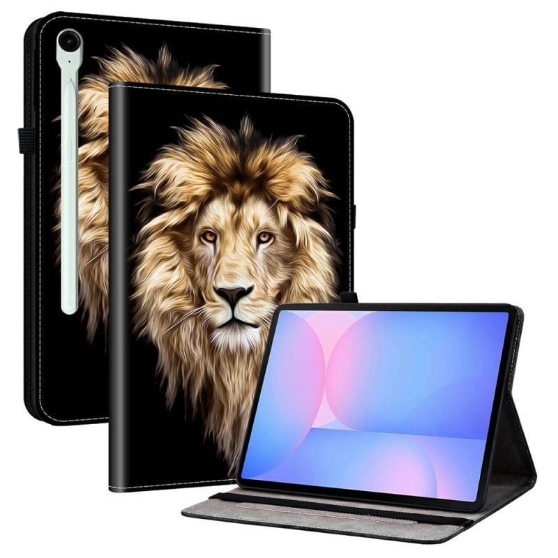 Étui Samsung Galaxy Tab S10 FE Plus Tête de Lion