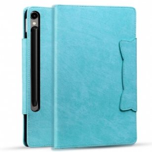 Housse Samsung Galaxy Tab S10 FE Plus Fermoir Chat