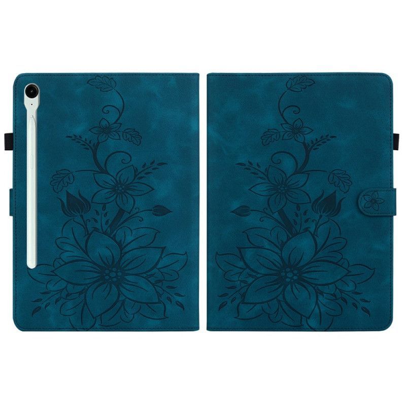 Housse Samsung Galaxy Tab S10 FE Plus Fleur de Lys
