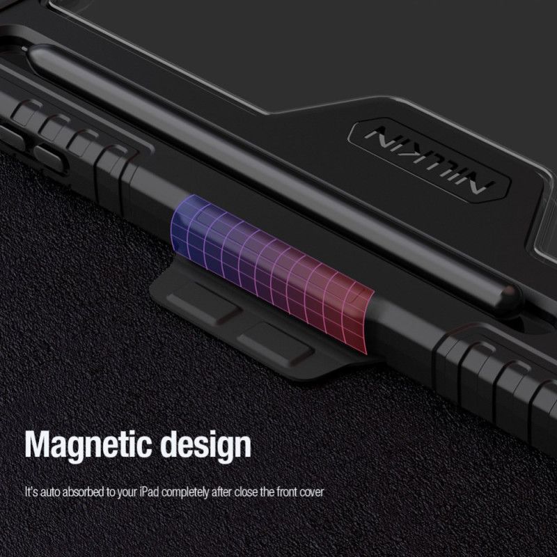 Smart Case Samsung Galaxy Tab S10 FE Plus Bumper avec Support Origami et Couvercle Coulissant NILLKIN