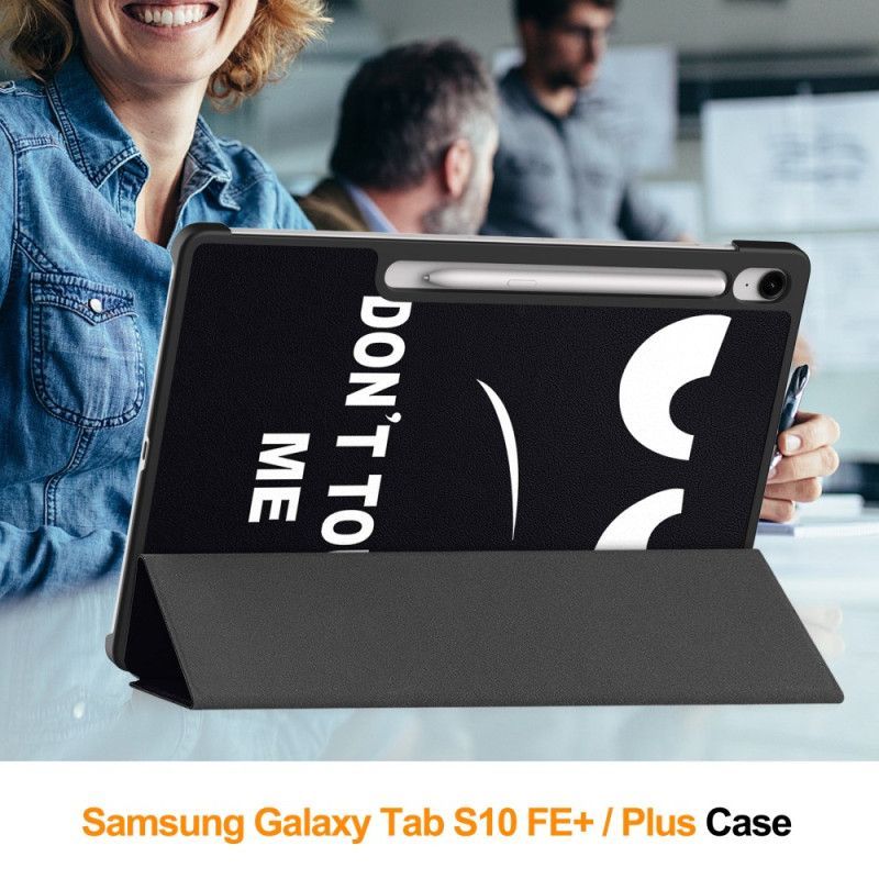 Smart Case Samsung Galaxy Tab S10 FE Plus Don't Touch Me