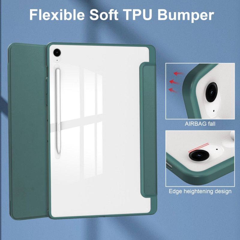 Smart Case Samsung Galaxy Tab S10 FE Plus Hybride Transparent