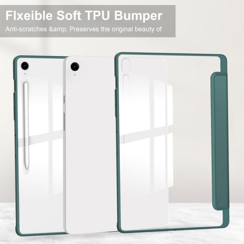 Smart Case Samsung Galaxy Tab S10 FE Plus Hybride Transparent