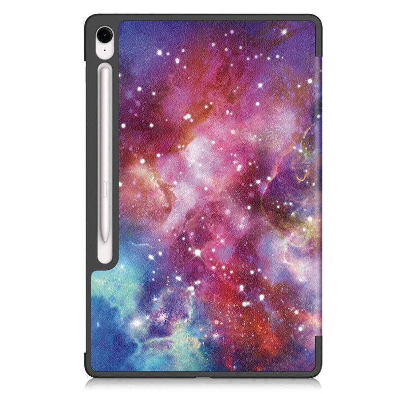 Smart Case Samsung Galaxy Tab S10 FE Plus Motif Galaxie