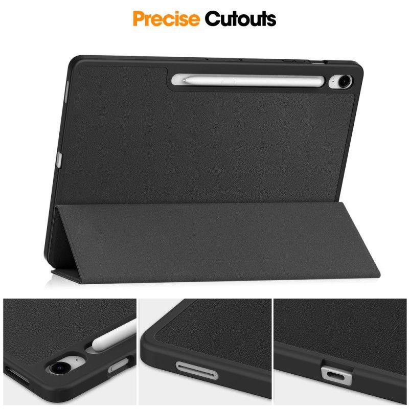 Smart Case Samsung Galaxy Tab S10 FE Plus Trois Volets Porte-Stylet