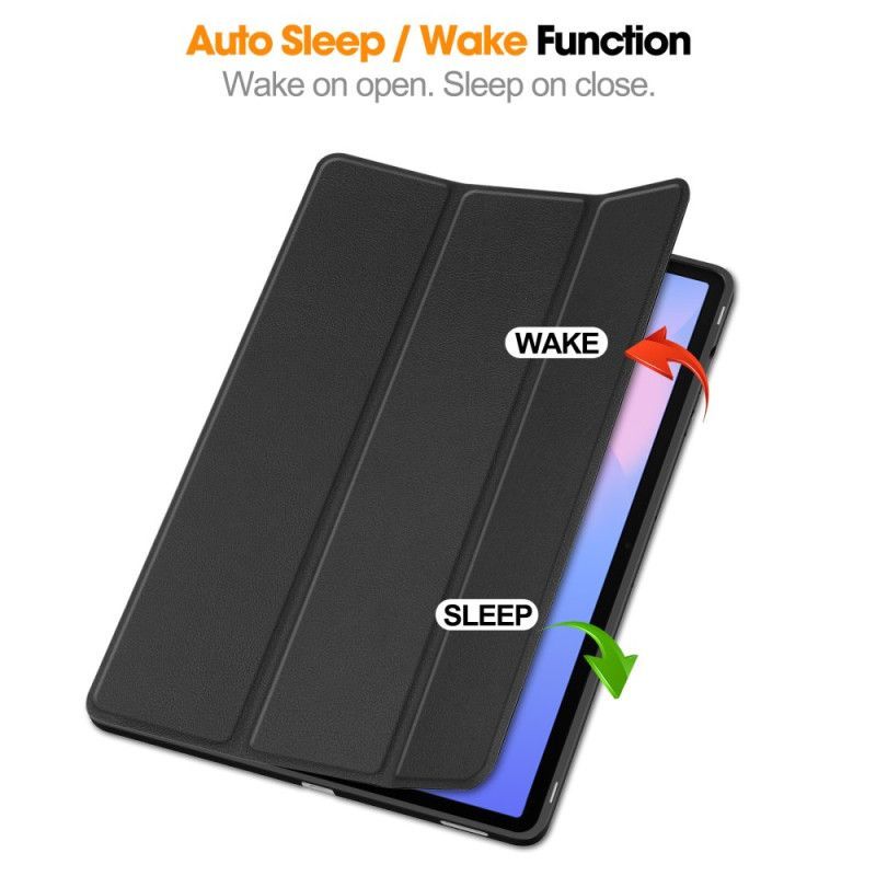 Smart Case Samsung Galaxy Tab S10 FE Plus Trois Volets Porte-Stylet