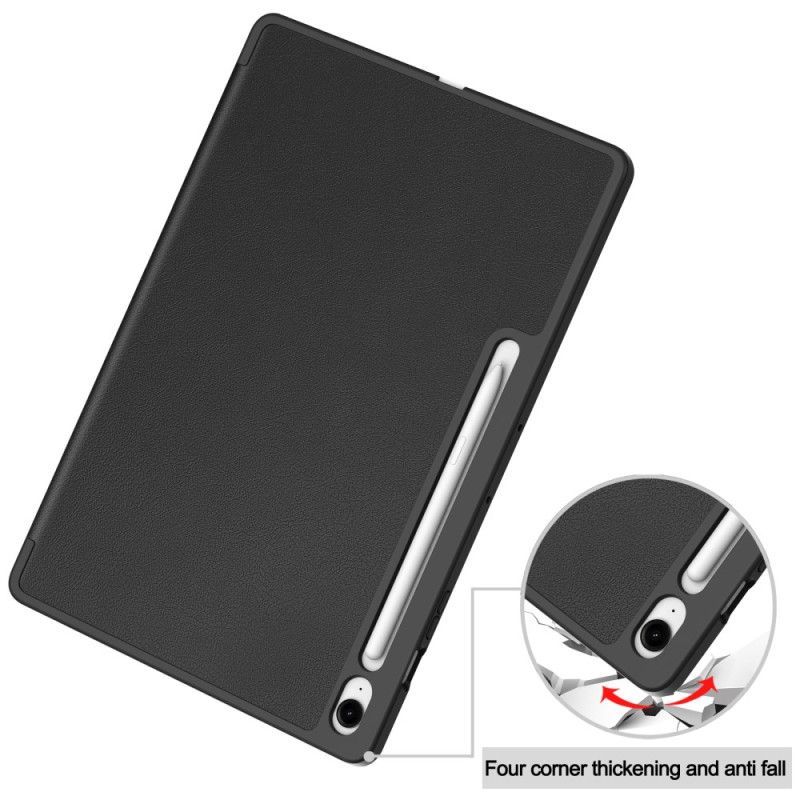 Smart Case Samsung Galaxy Tab S10 FE Plus Trois Volets Porte-Stylet