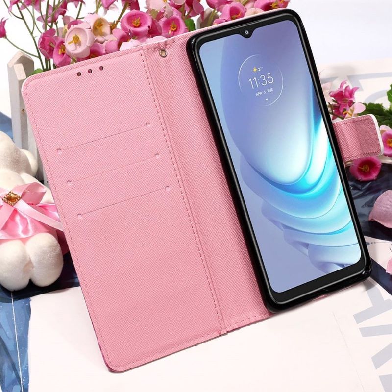 Housse Motorola Moto G50 Fleur Rose