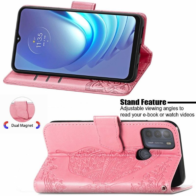 Housse Motorola Moto G50 Papillon Relief