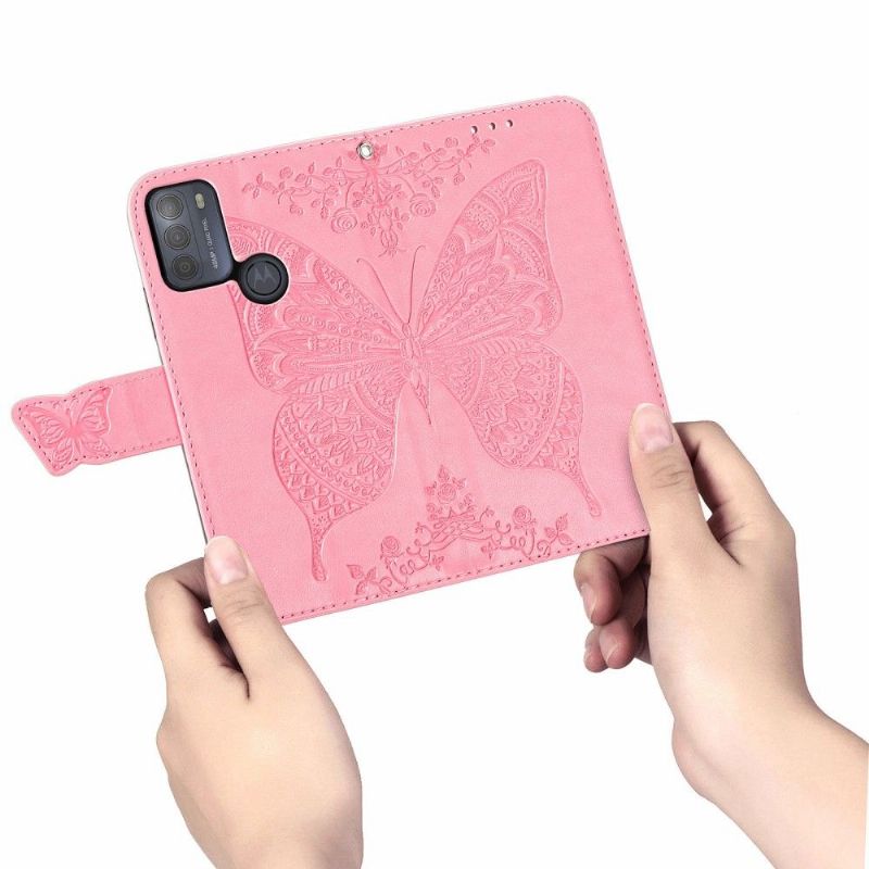Housse Motorola Moto G50 Papillon Relief
