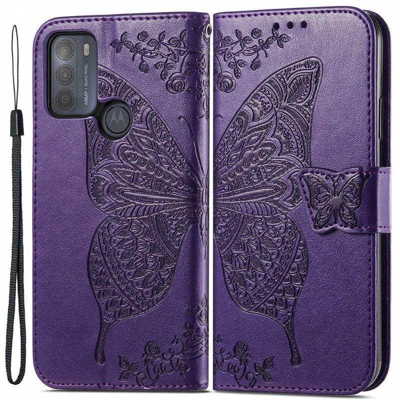 Housse Motorola Moto G50 Papillon Relief